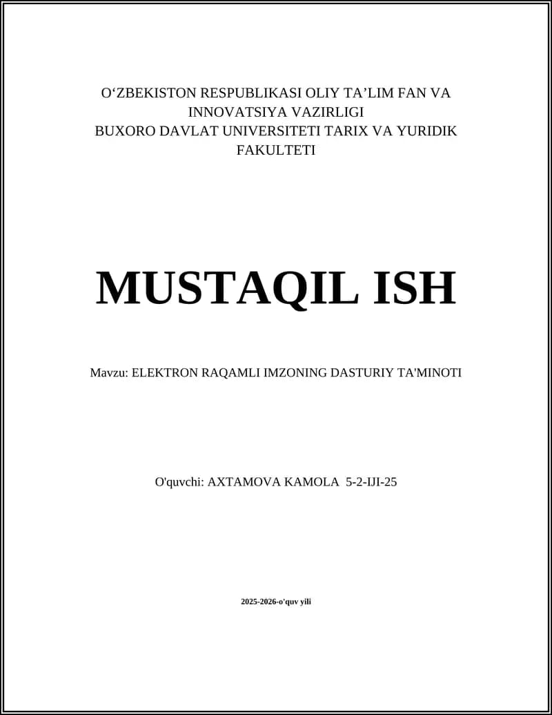 Elektron raqamli imzo dasturiy ta'minoti