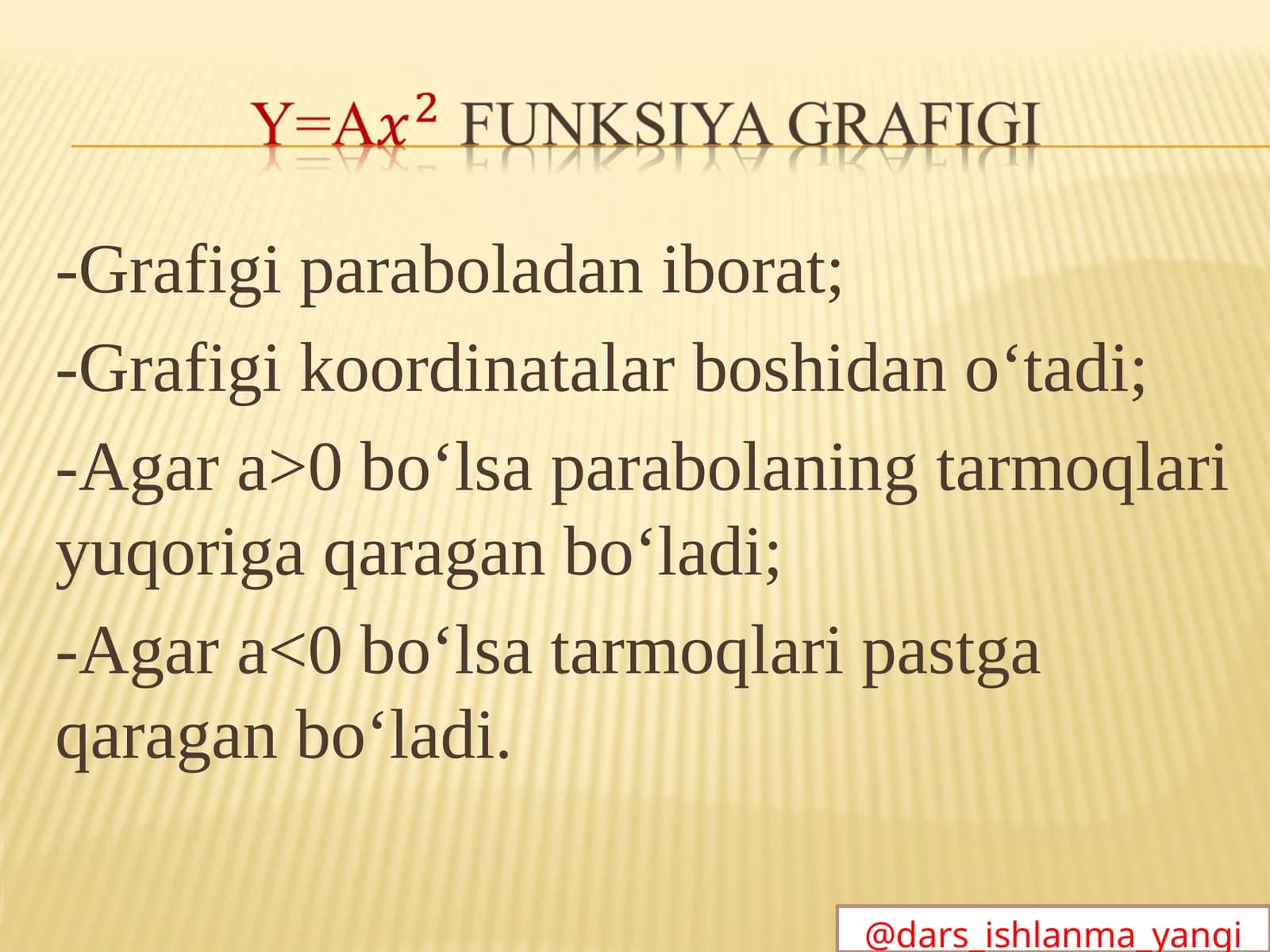 Grafig Paraboladan Ibora