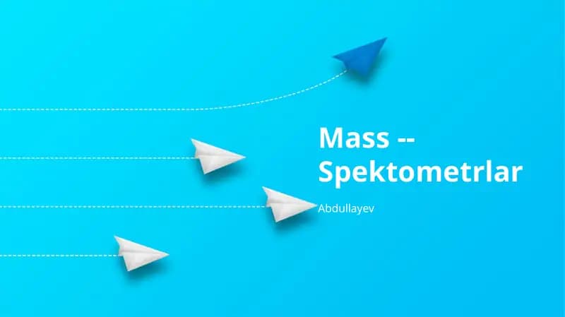 Mass-spektometrlar