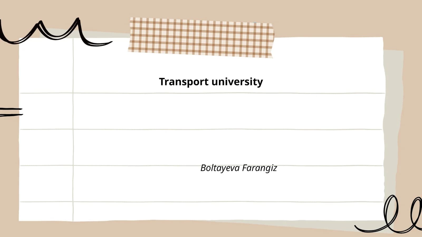 Transportation Engineering