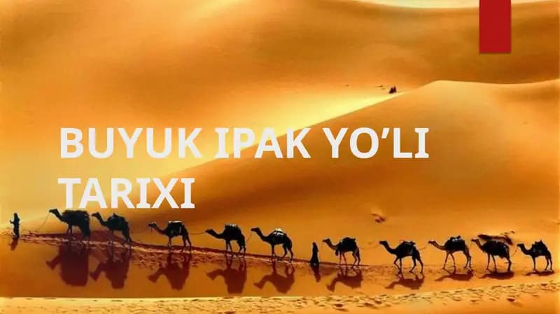 Buyuk Ipak Yo'li Tarixi