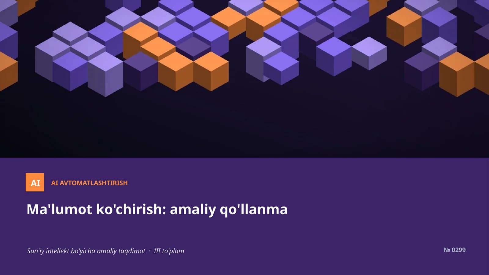 AI AVTOMATLASHTIRISH