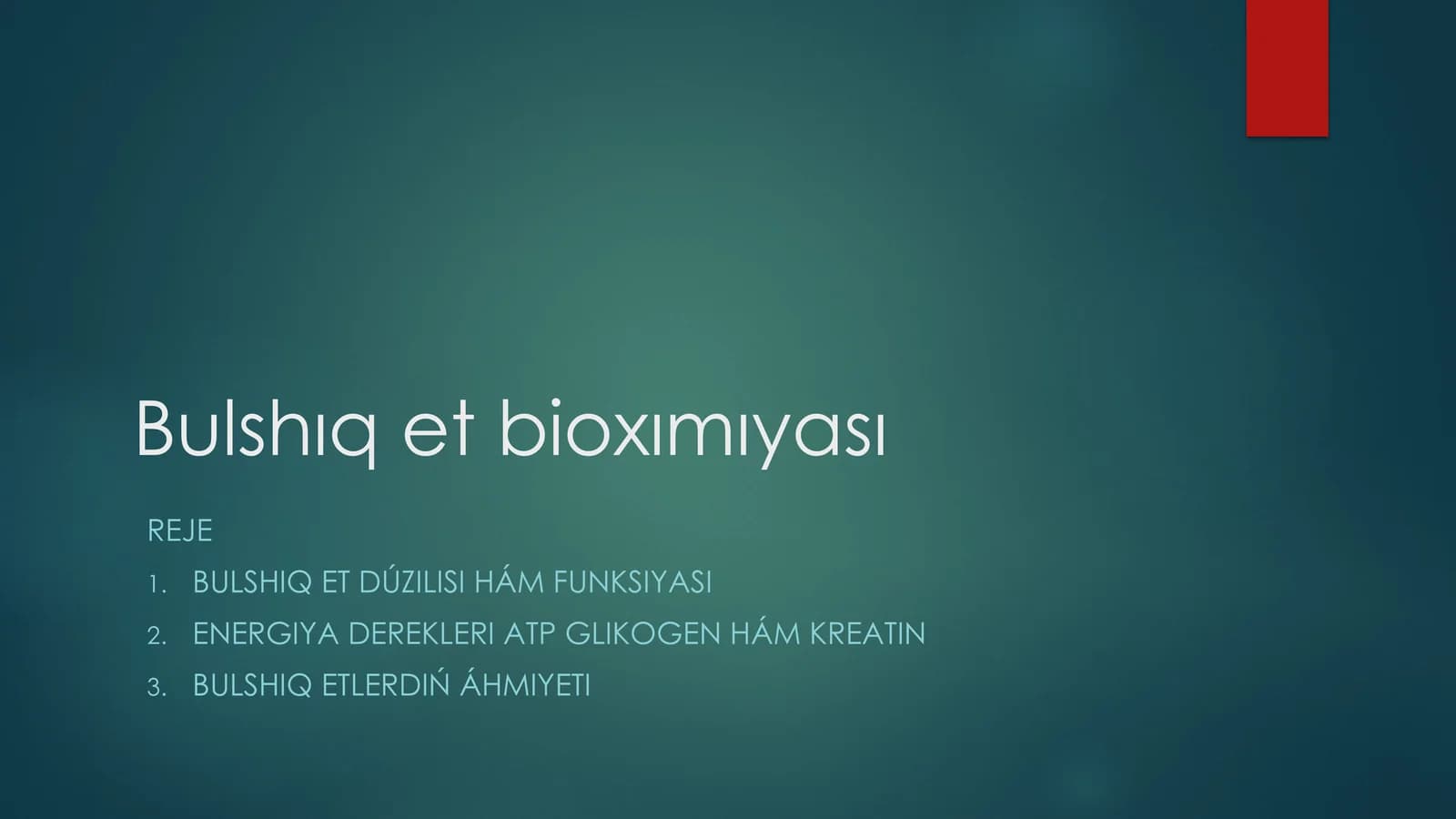 Bulshıq et bioxımıyası