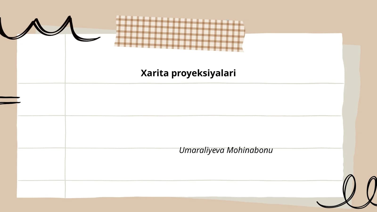 Xarita proyeksiyalari
