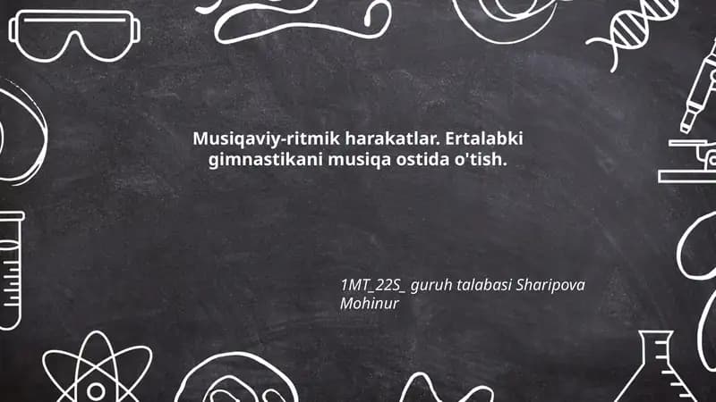 Musiqaviy-ritmik harakatlar konsepsiyasi