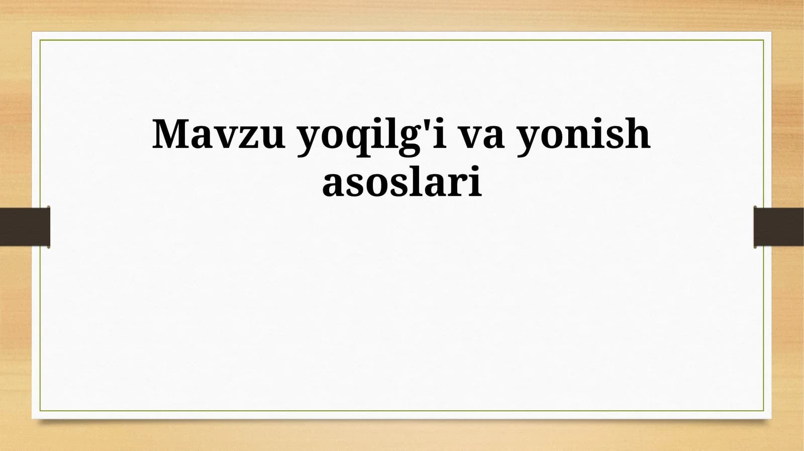 yoqilg'i va yonish asoslari