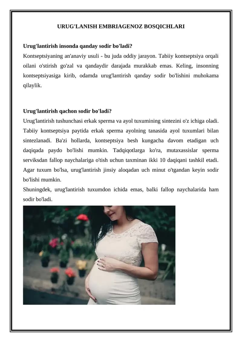 URUG'LANISH EMBRIAGENOZ BOSQICHLARI