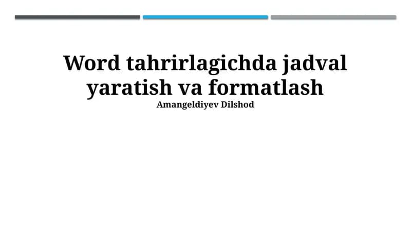 Word tahrirlagich