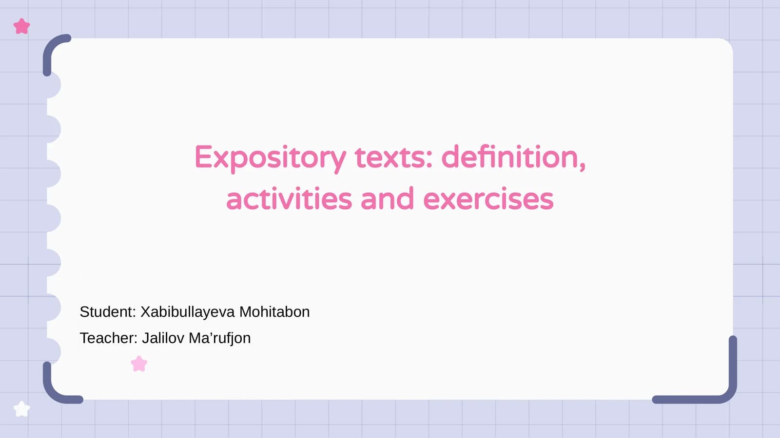 Expository Texts: Definition, Activities and Exercises