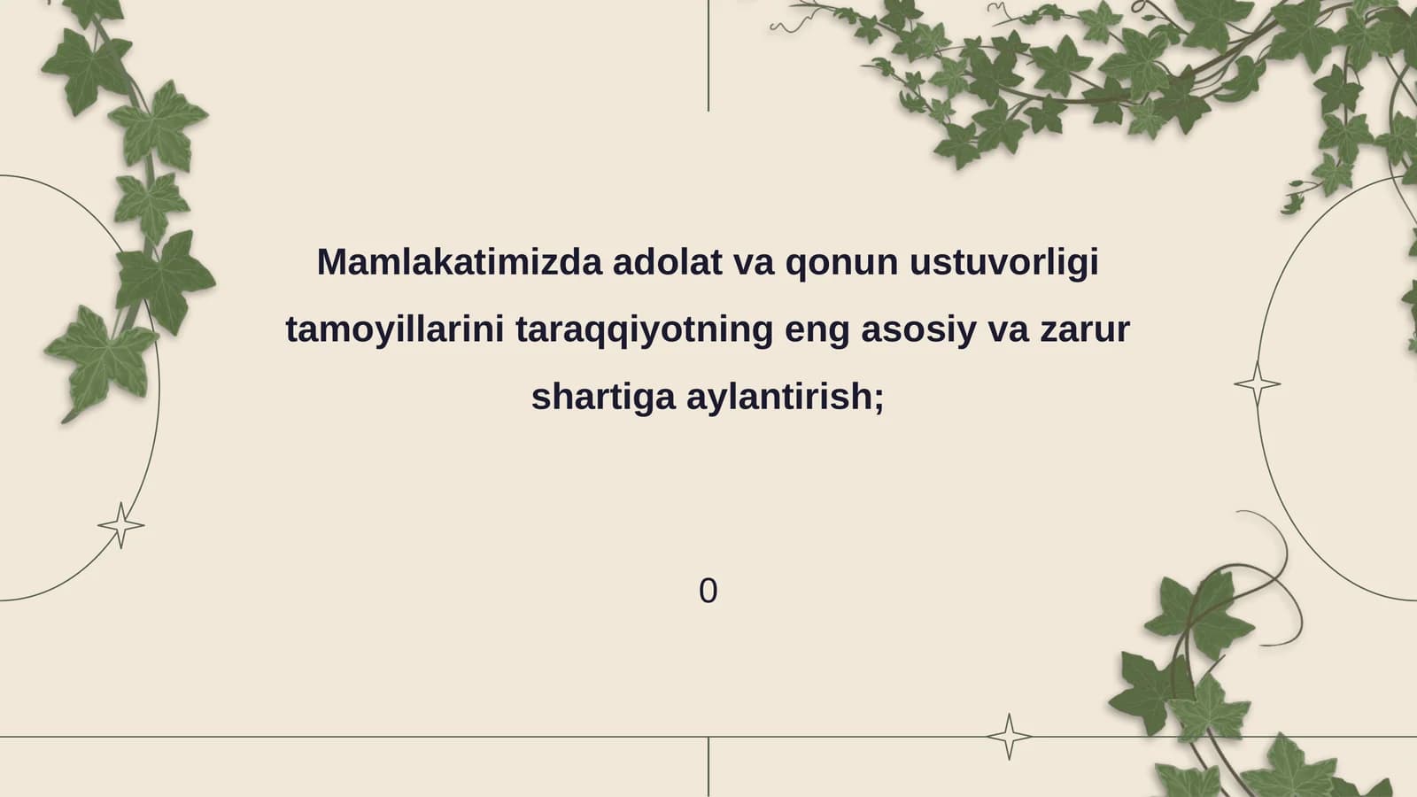 Adolat va qonun ustuvorligi