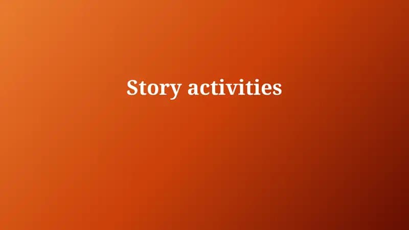 Story activities