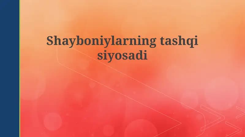 Shayboniylarningtashqisiyosadi