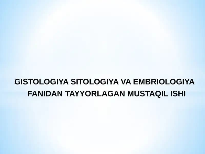 LIMFOTSITLARNING POPULYATSIYALARI VA  SUBPOPULYATSIYALARI.  ULARNING TUZILISHI VA VAZIFALARI.  LIMFANING HOSIL BO’LISHI,TARKIBI VA  VAZIFALARI