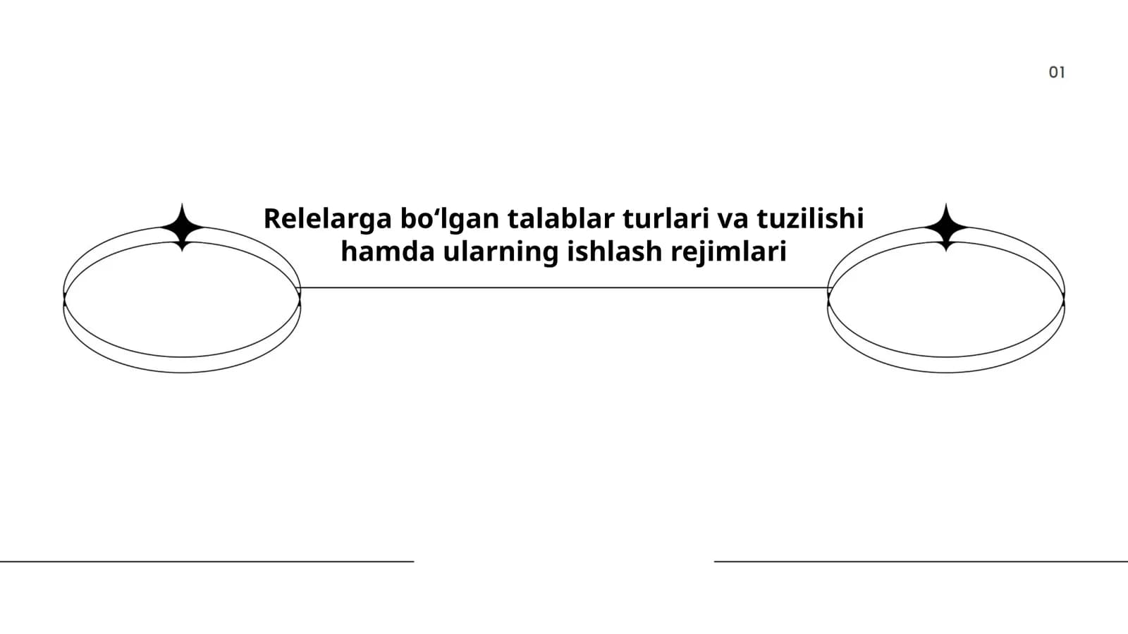Relelarga boʻlgan talablar turlari va tuzilishi hamda ularning ishlash rejimlari