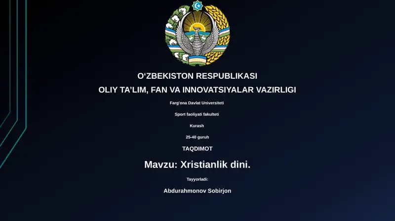 Xristianlik dini