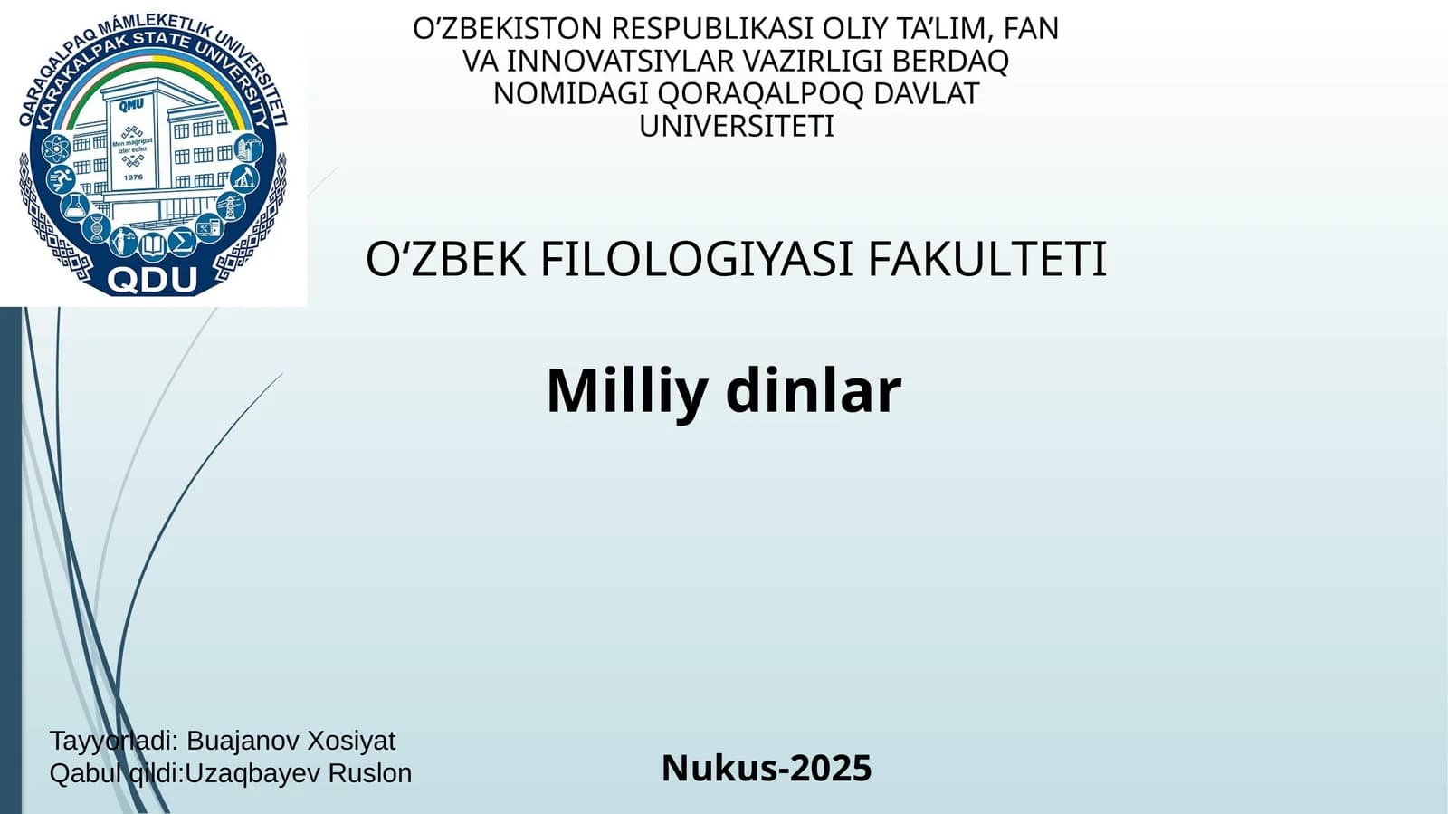 Milliy dinlar