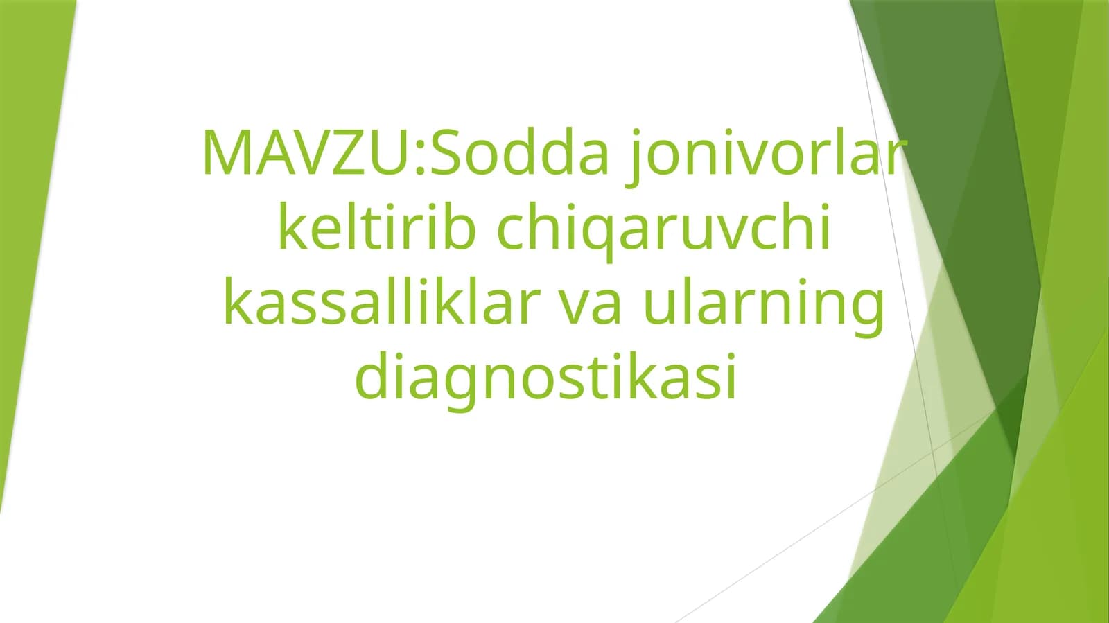 Soddajonivorlarkeltiribchiqaruvchikassalliklarvaularningdiagnostikasi