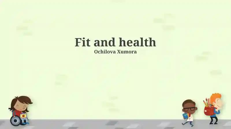 Defining Fitness and Health: A Holistic Approach