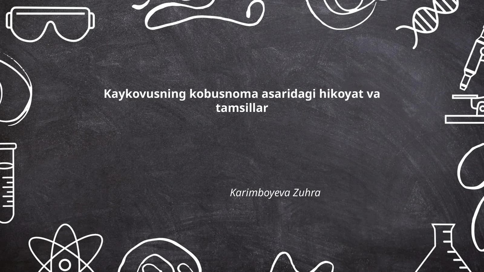 Kaykovusning kobusnoma asaridagi hikoyat va tamsillar