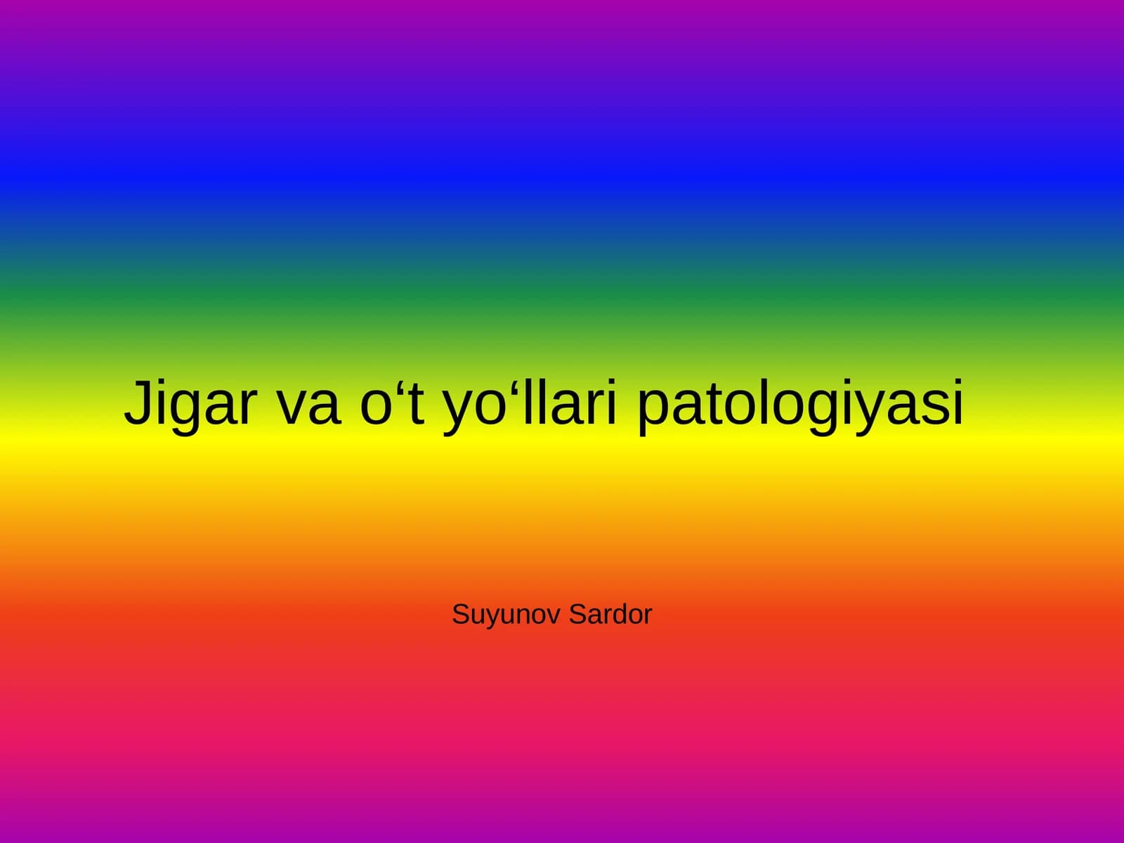 JIGAR KASALLIKLARI