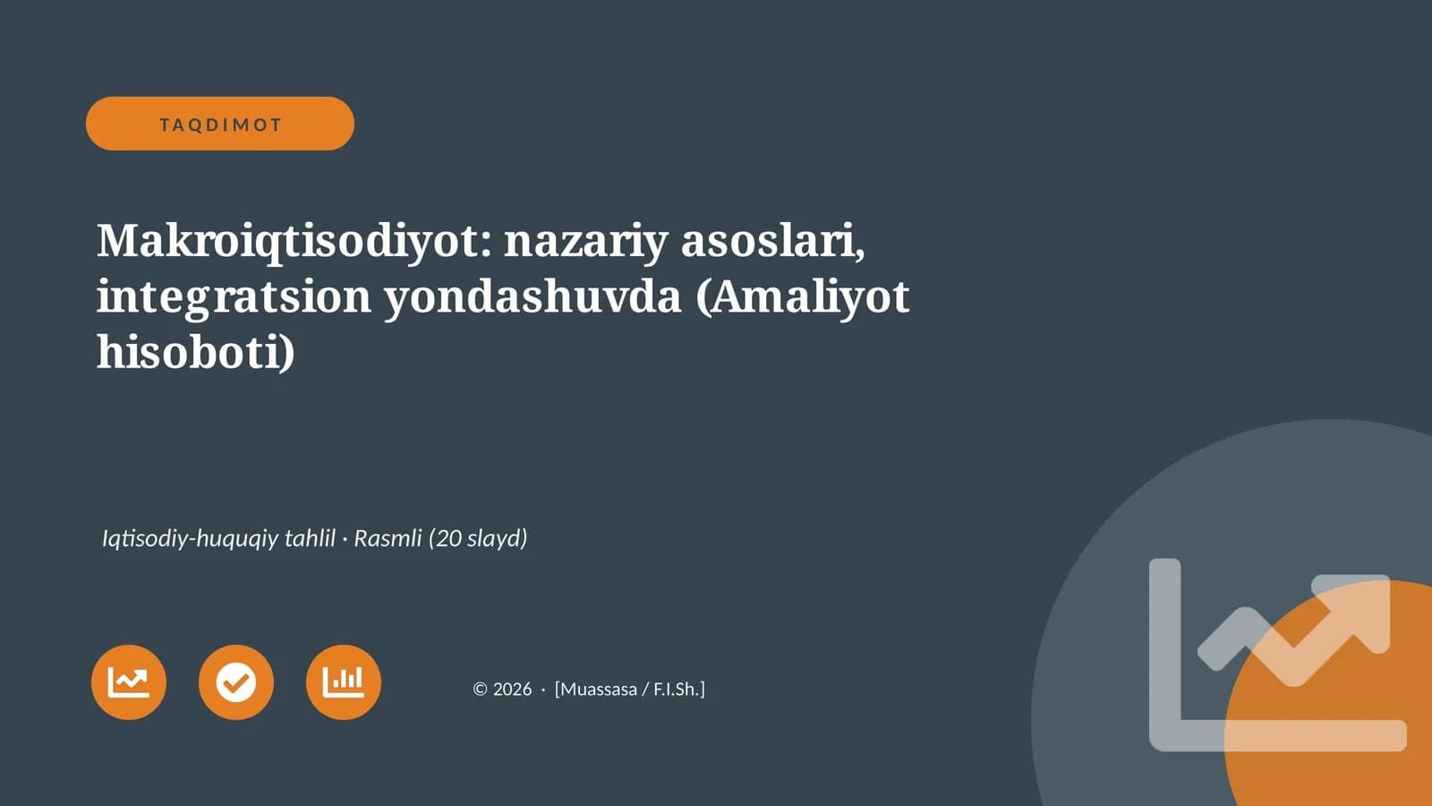 Makroiqtisodiyot: nazariy asoslari, integratsion yondashuvda