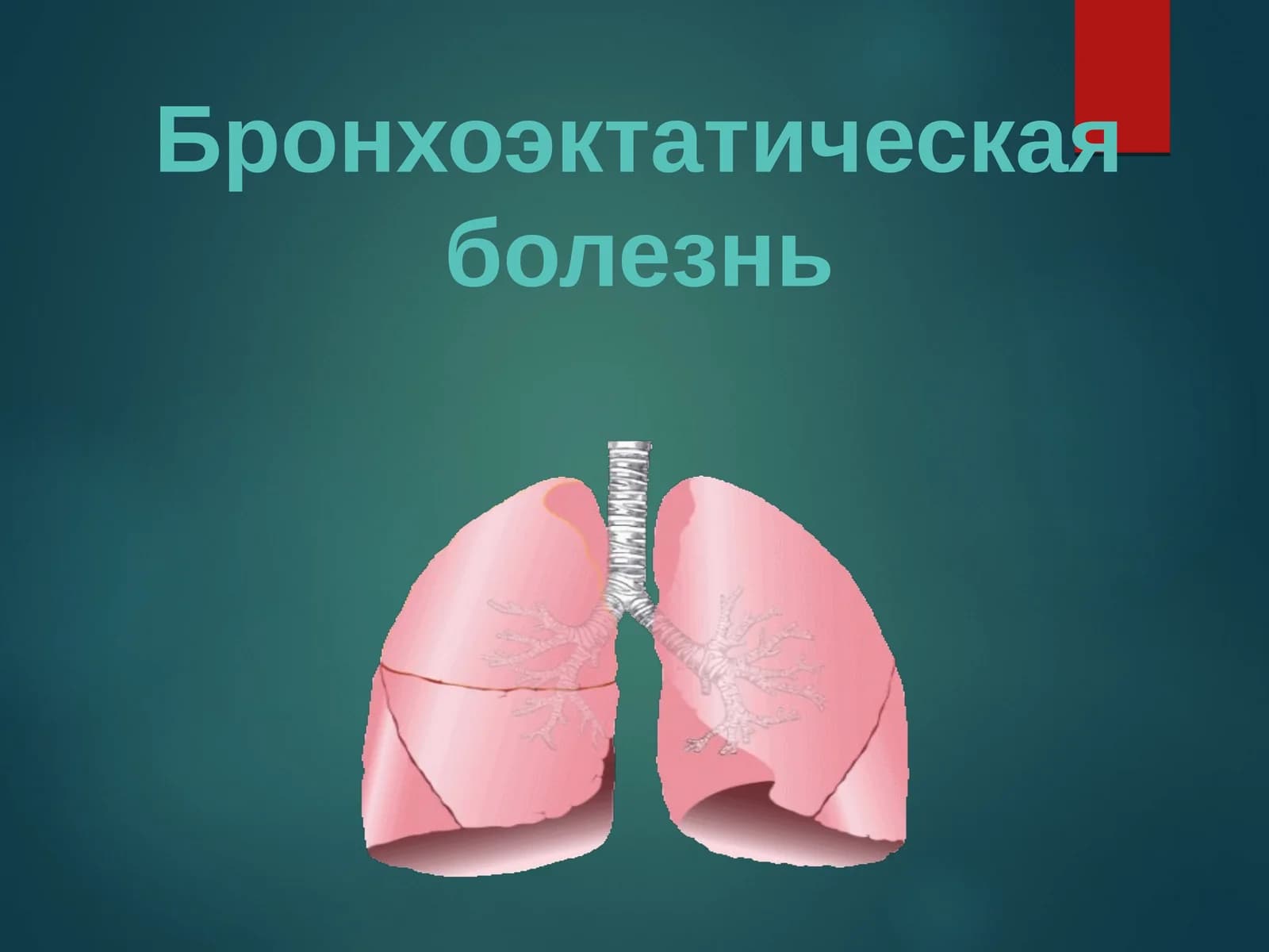 БРОНХОЭКТАТИЧЕСКАЯ БОЛЕЗНЬ