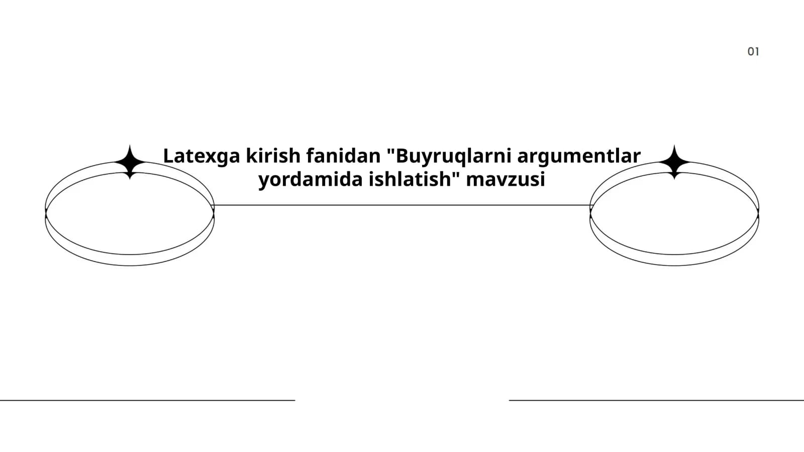 Buyruqlarni argumentlar yordamida ishlatish