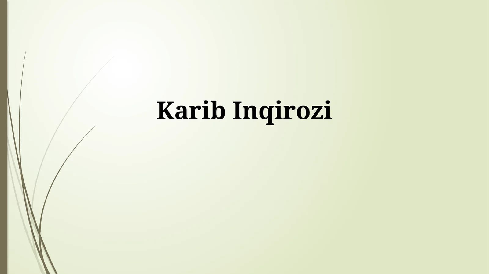 KaribInqirozi