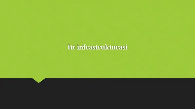 Itt infrastrukturasi