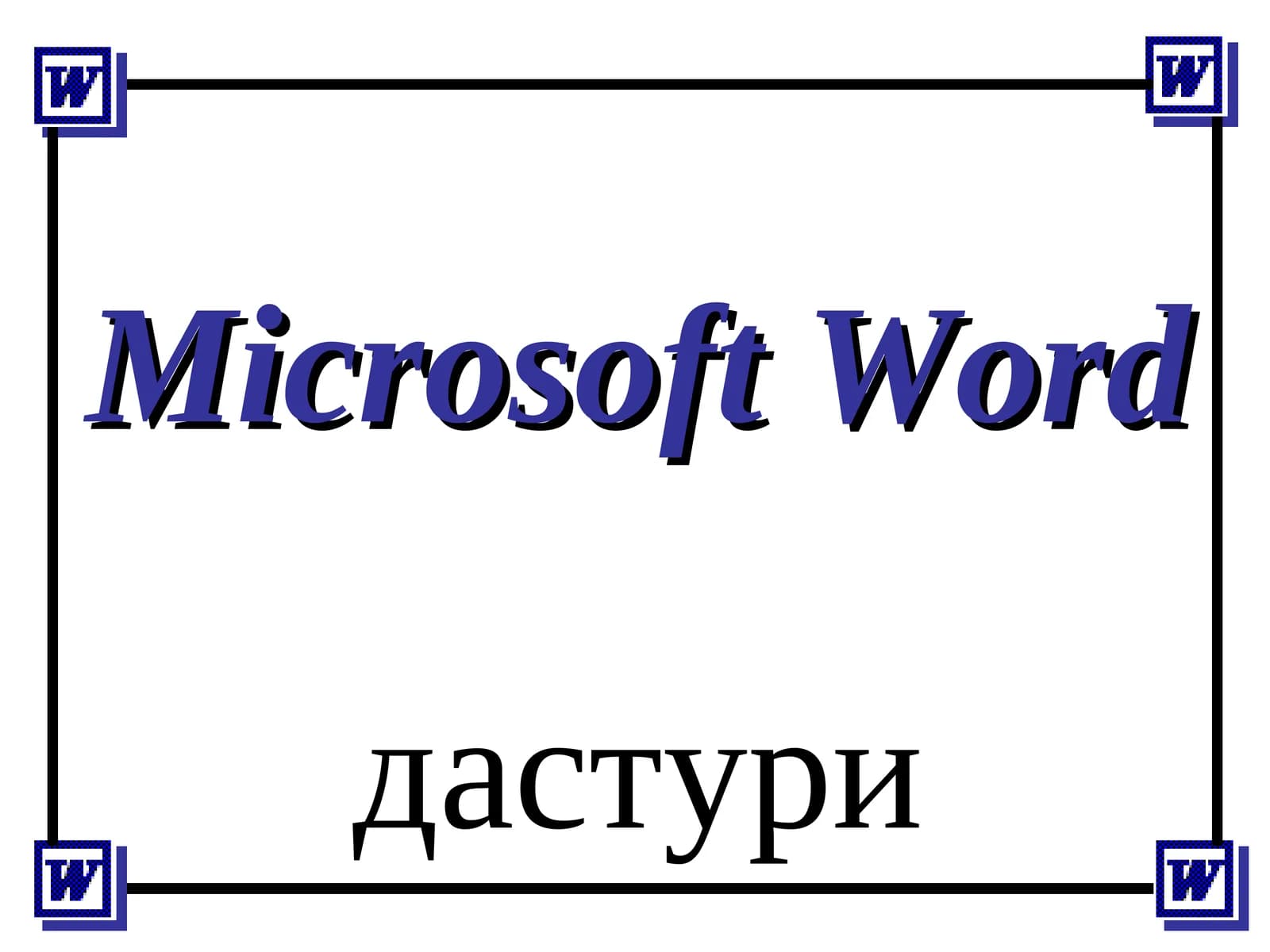 Microsoft Word