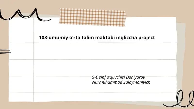 108-general secondary school english project