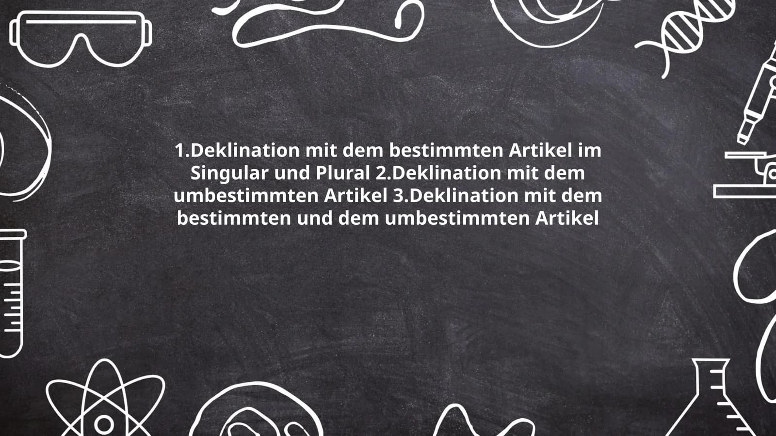 Deklination mit dem bestimmten Artikel