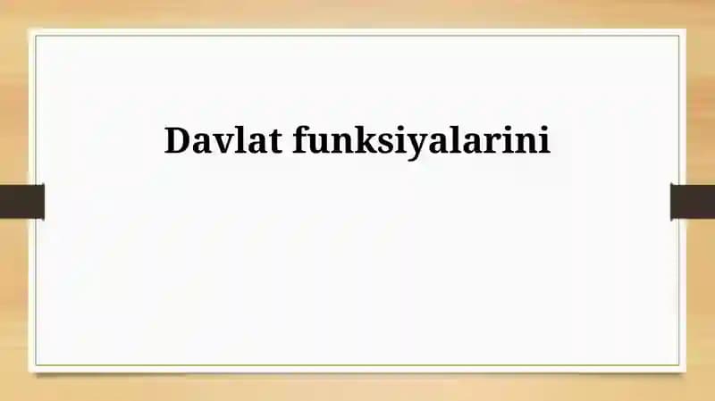 Holat funksiyalari