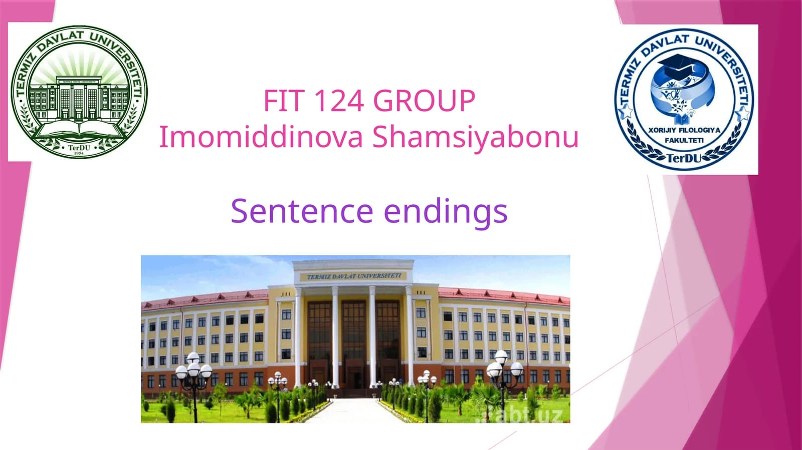 Matching Sentence Endings