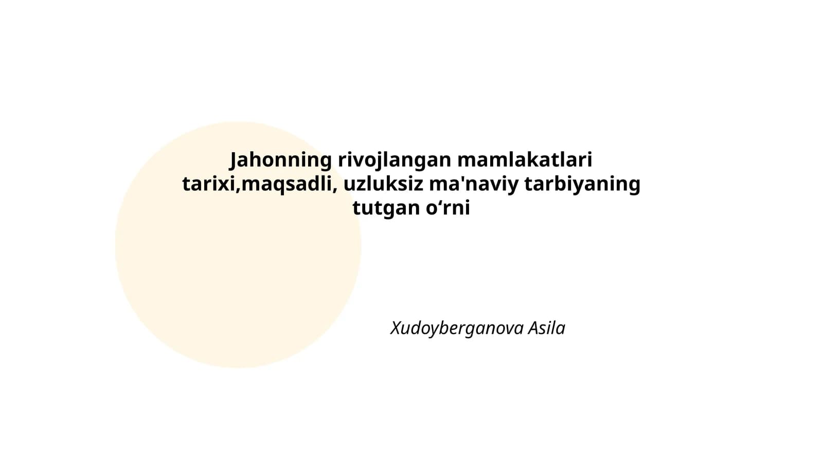 Jahonning rivojlangan mamlakatlari tarixi