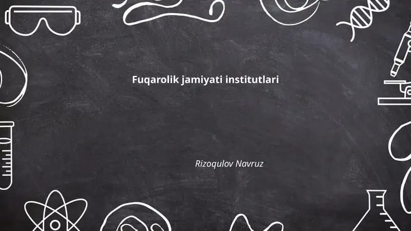 Fuqarolik jamiyatining nazariy asoslari