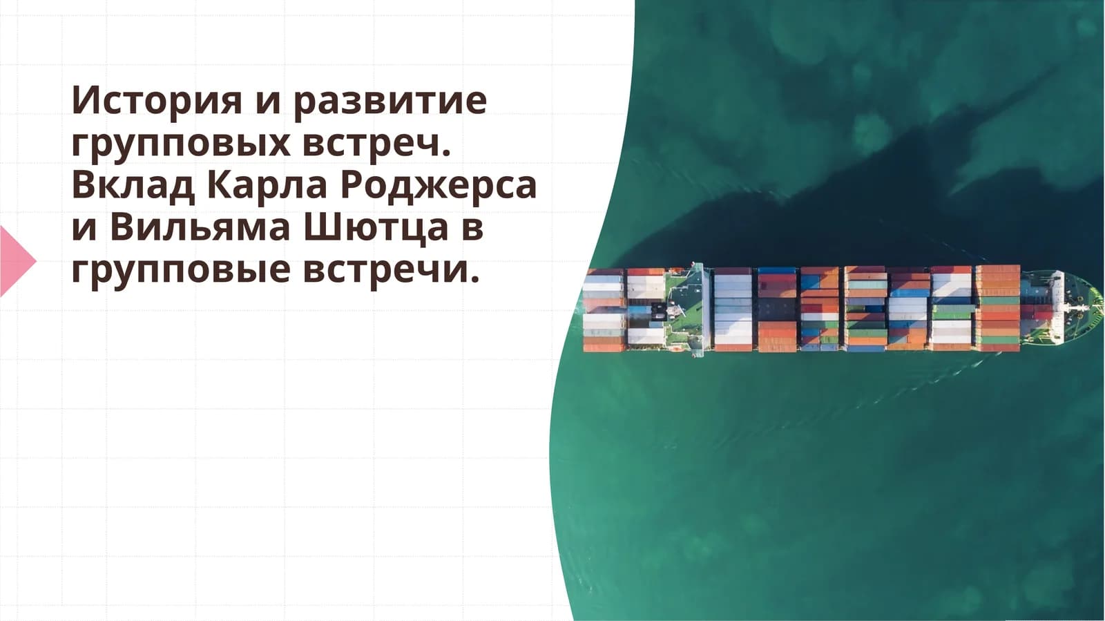 История и развитие групповых встреч. Вклад Карла Роджерса и Вильяма Шютца в групповые встречи.