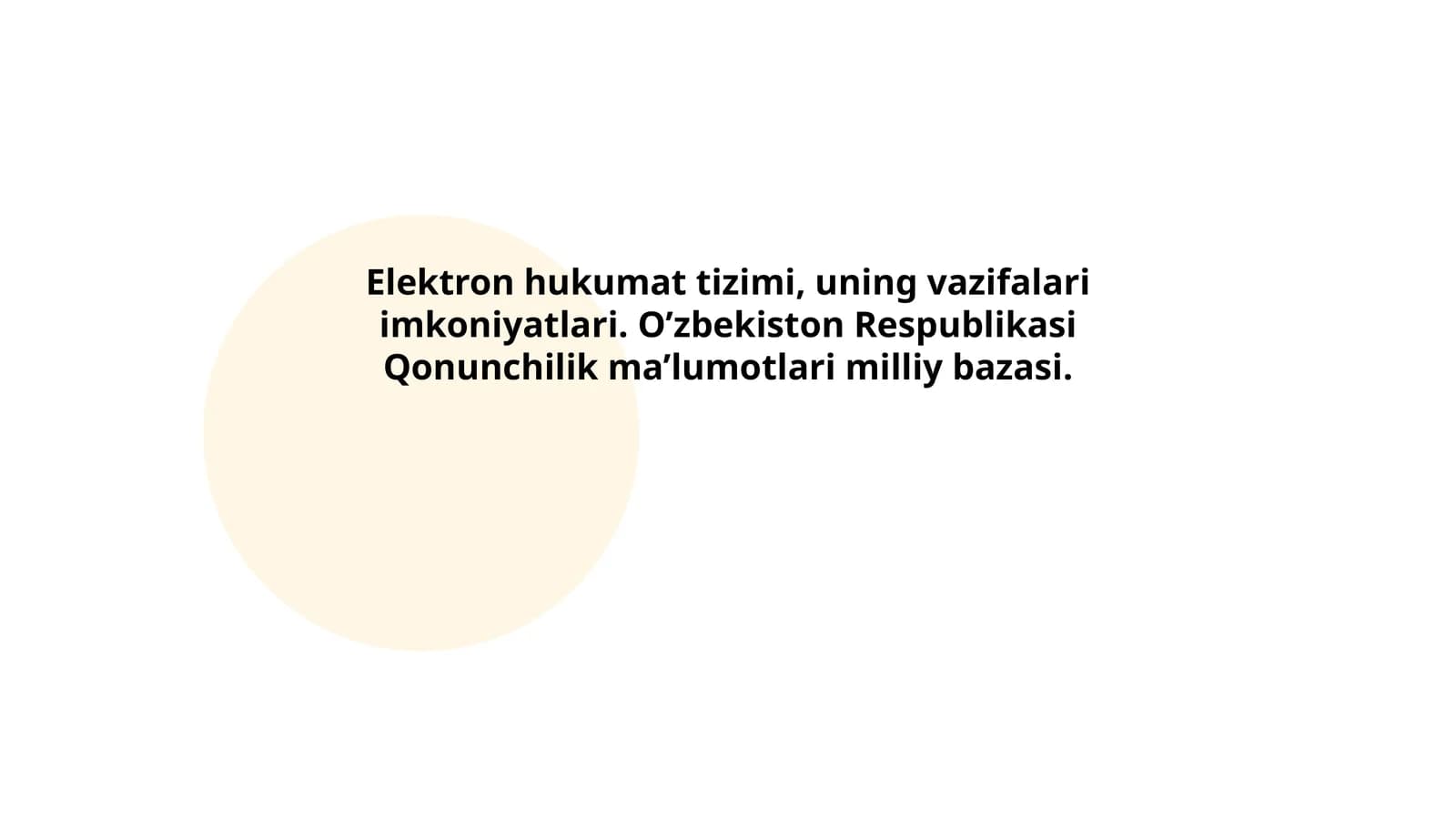 Elektron hukumat tizimi