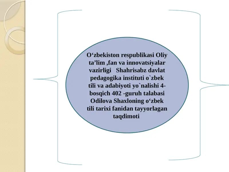 Oʻzbek tilini tarixini davrlashtirishga oid turkologiyadagi qarashlar