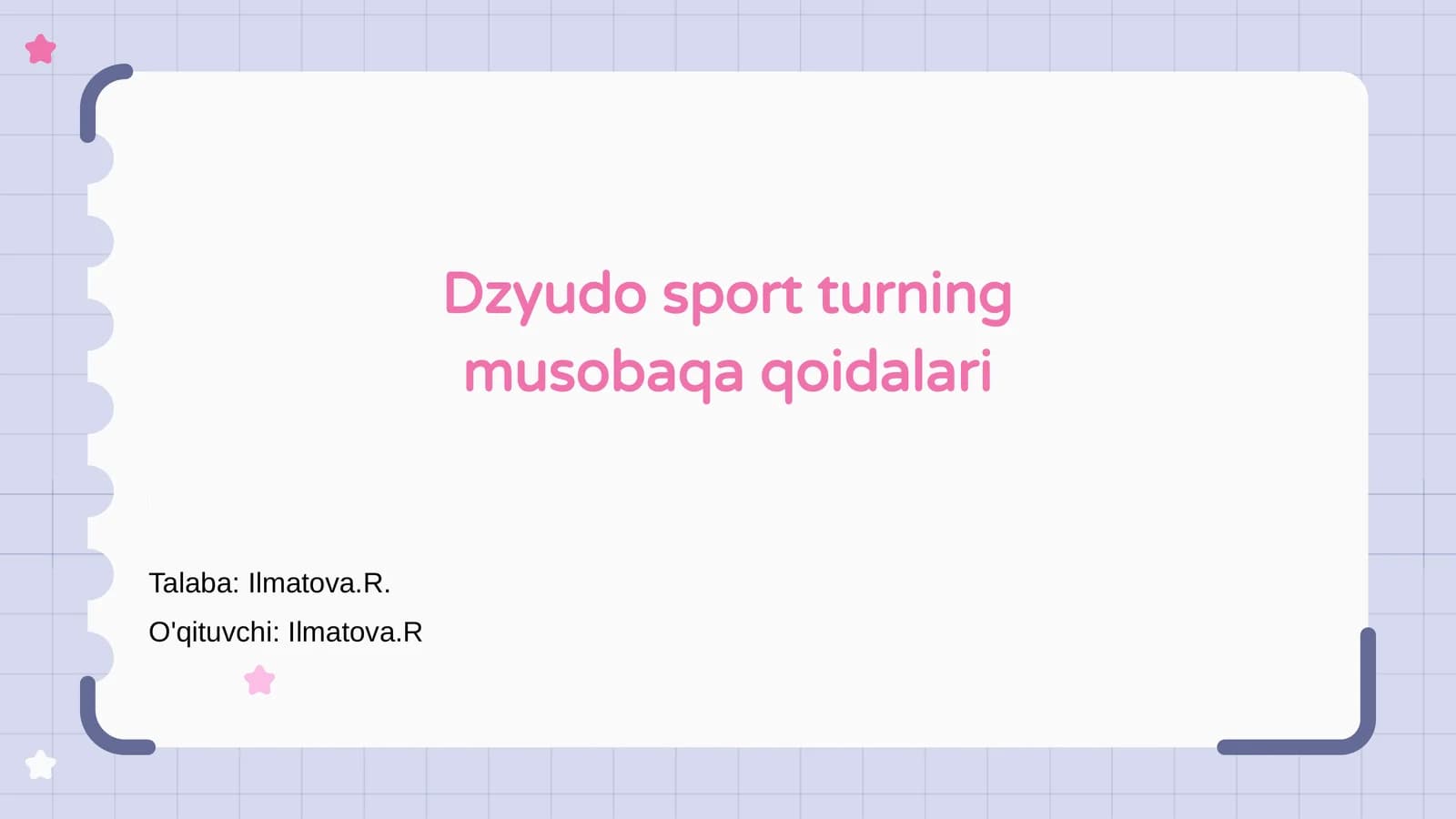 Dzyudo sport turning musobaqa qoidalari