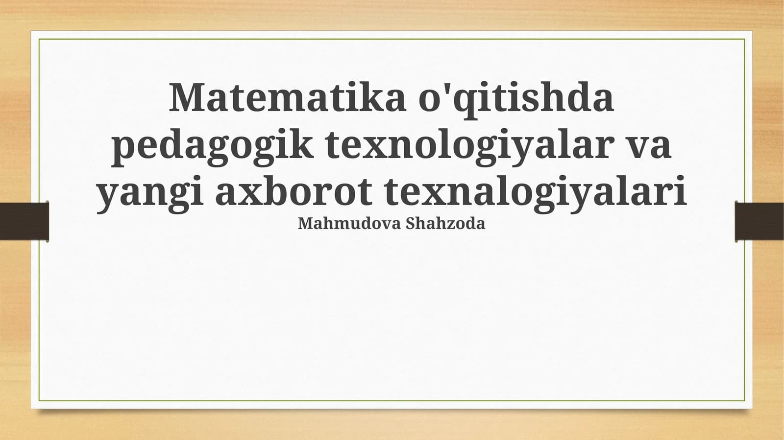 Interaktiv o'quv vositalari