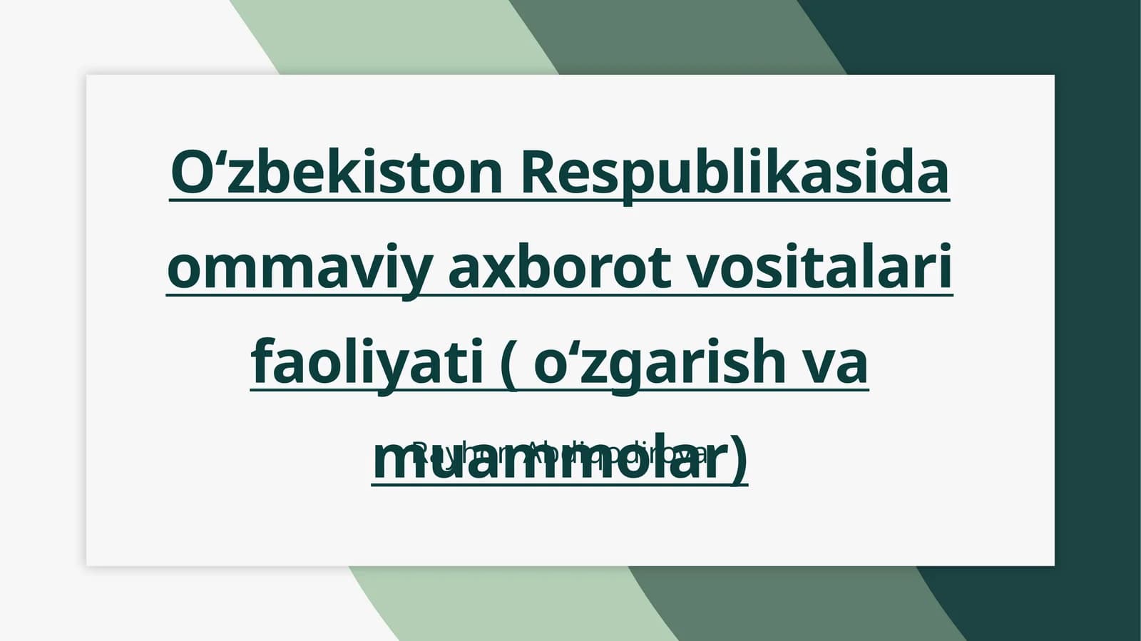 Oʻzbekiston OAV: Tarixiy Bosqichlar