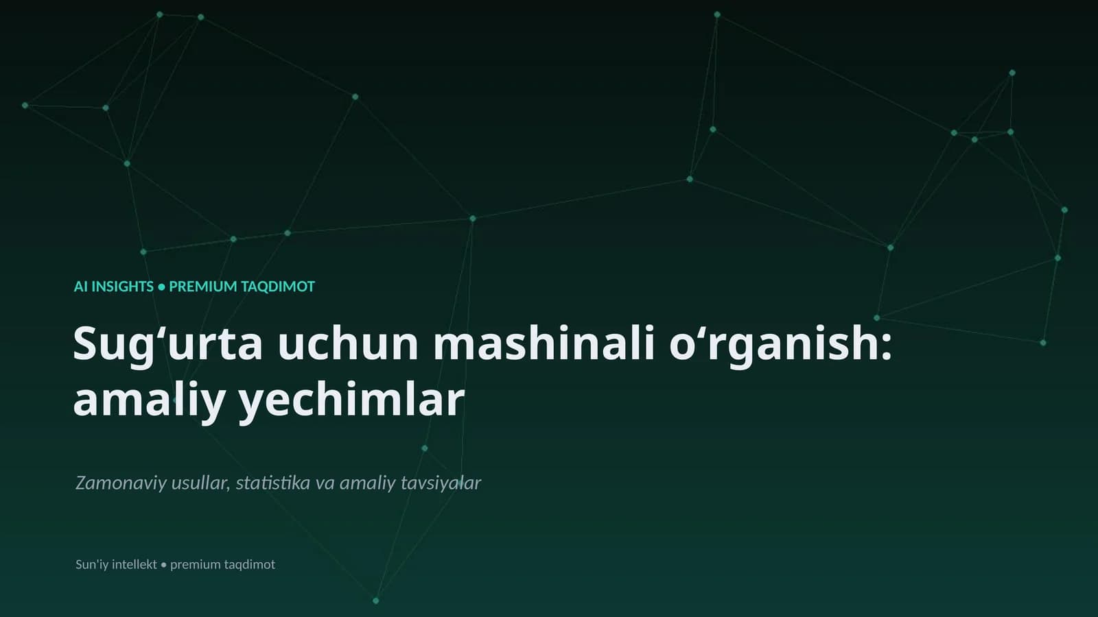 Amaliy yechimlar