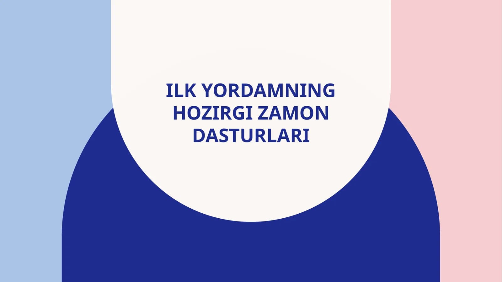 Ilk yordamning hozirgi zamon dasturlari