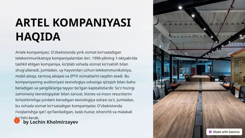 Artele kompaniyasi