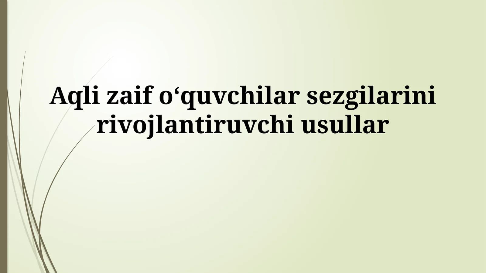 Musiqa terapiyasi orqali sezgi organlarini rivojlantirish