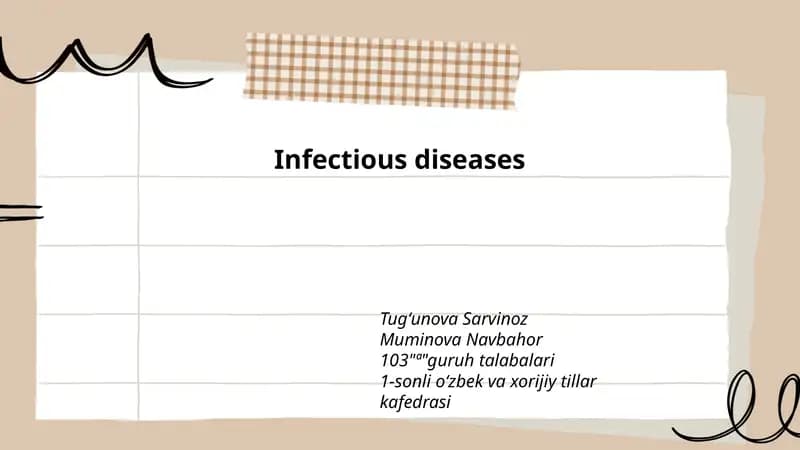 Infectious diseases