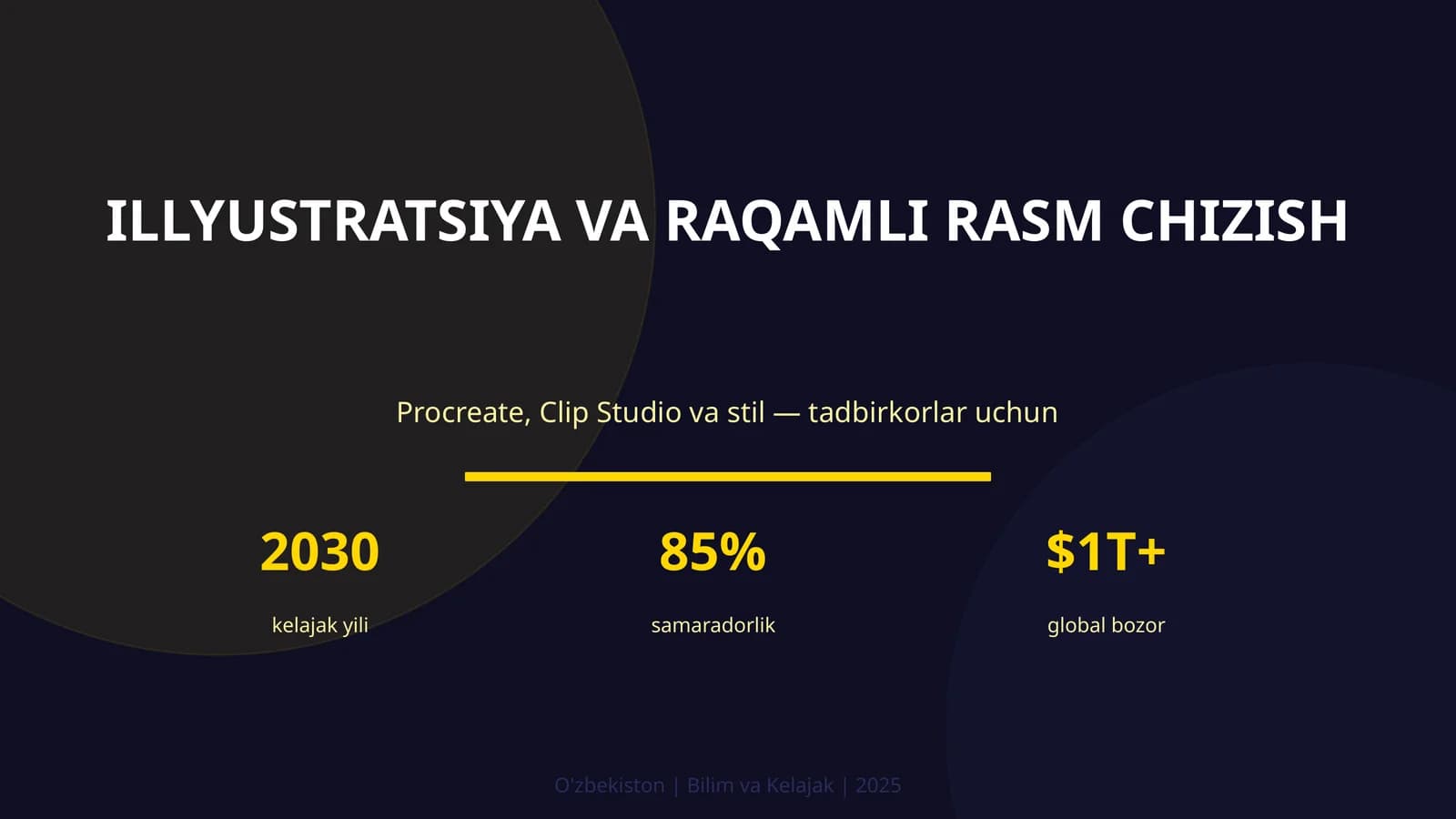 ILLYUSTRATSIYA VA RAQAMLI RASM CHIZISH
