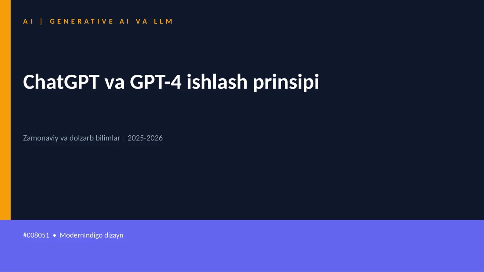 AI | GENERATIVE AI VA LLM