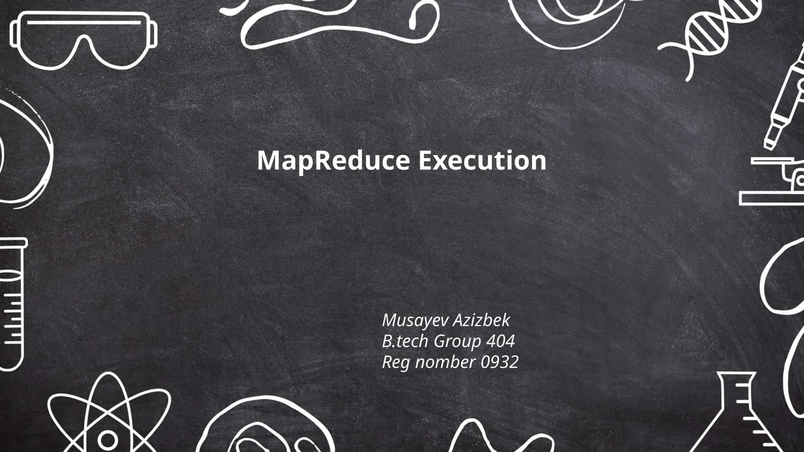 MapReduce Execution